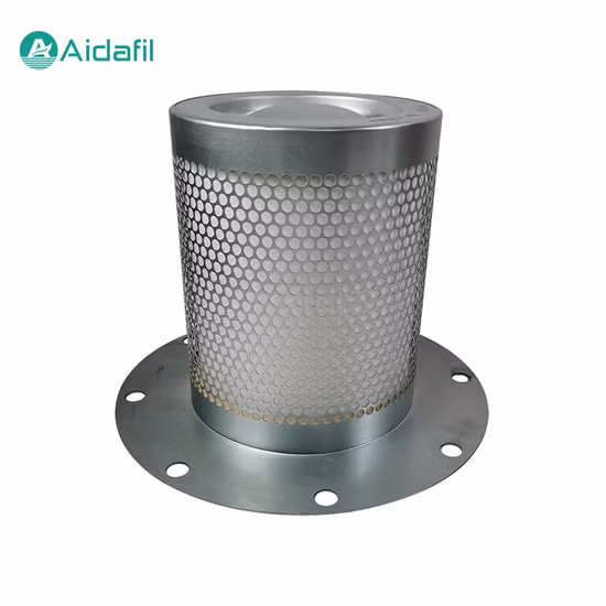 Замена масляного сепаратора Compair 100005424 Zs1063829 Детали винтового воздушного компрессора